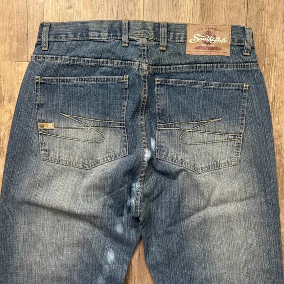 Y2K Southpole Bootcut Fit Denim Jeans Size 34X32 - Picture 2 of 8